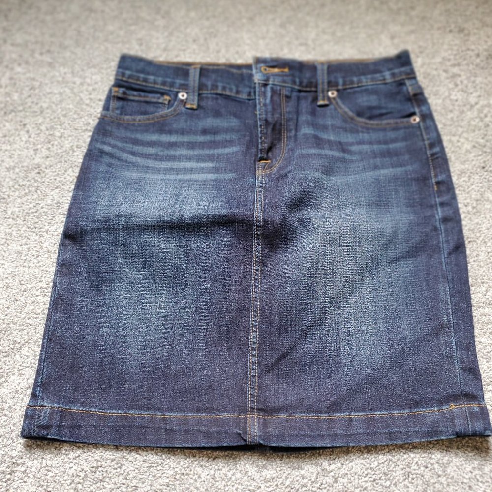 Lucky Brand Demin Jean Skirt Stretch Size 2/26